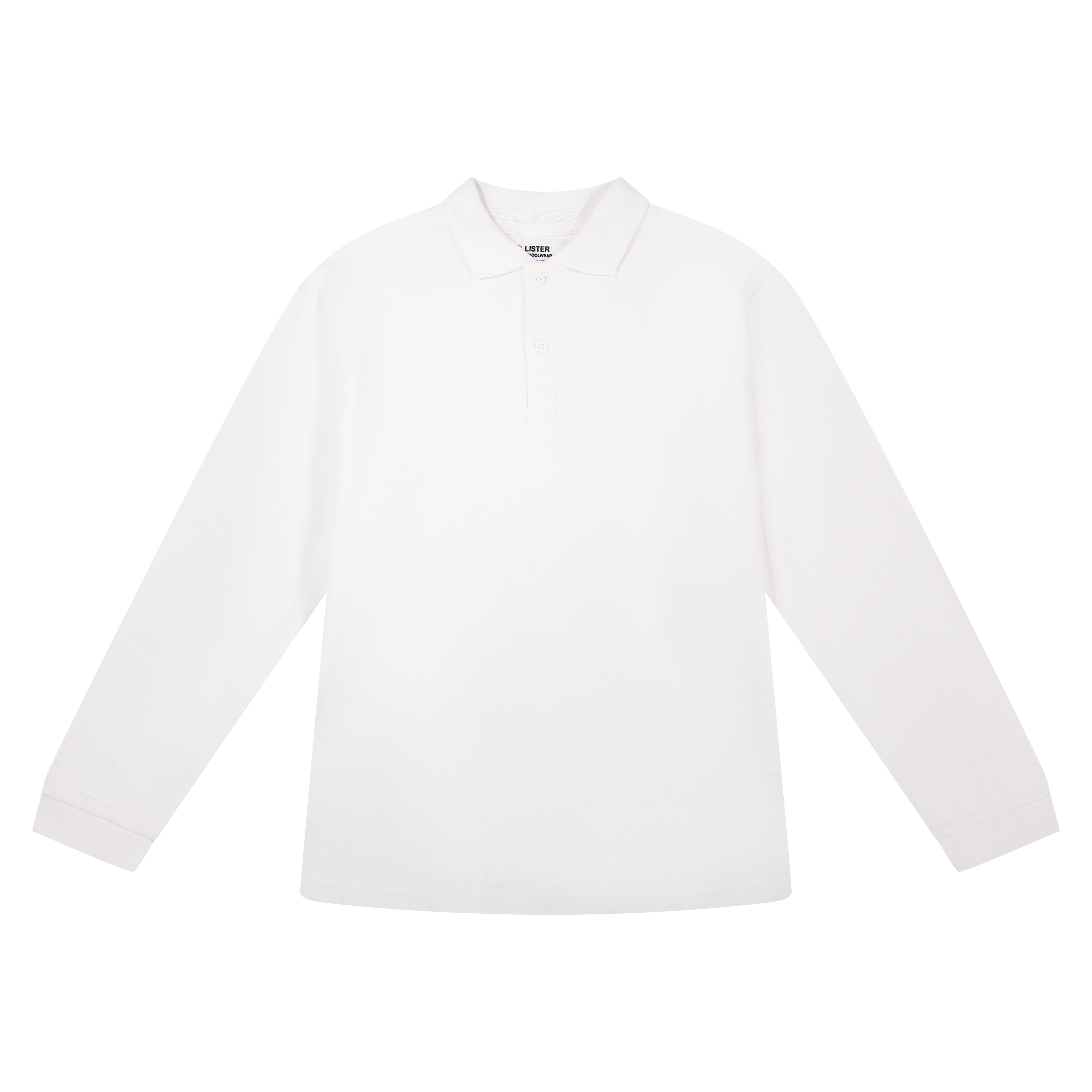 Polo Shirt Long Sleeve - White