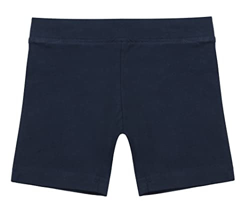 Girls' cotton dance and PE modesty shorts in black