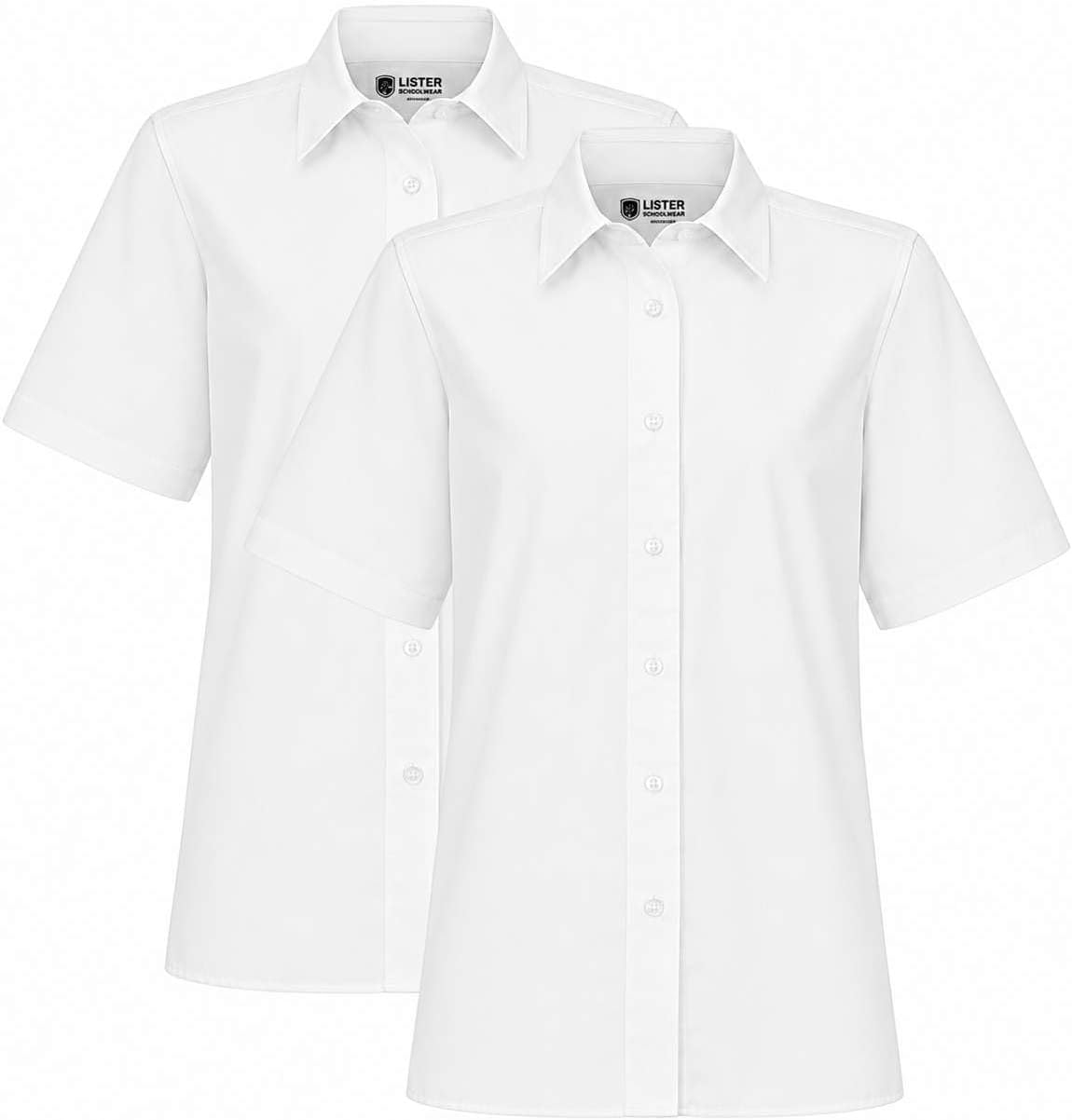 Girls School Blouse Twin Pack