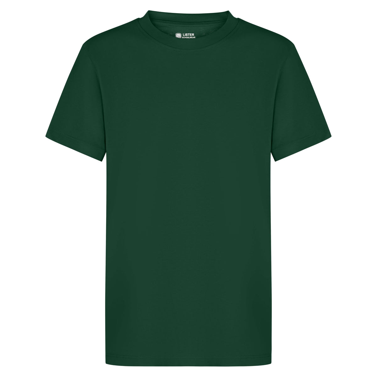 Kids' plain blank short-sleeve cotton T-shirt
