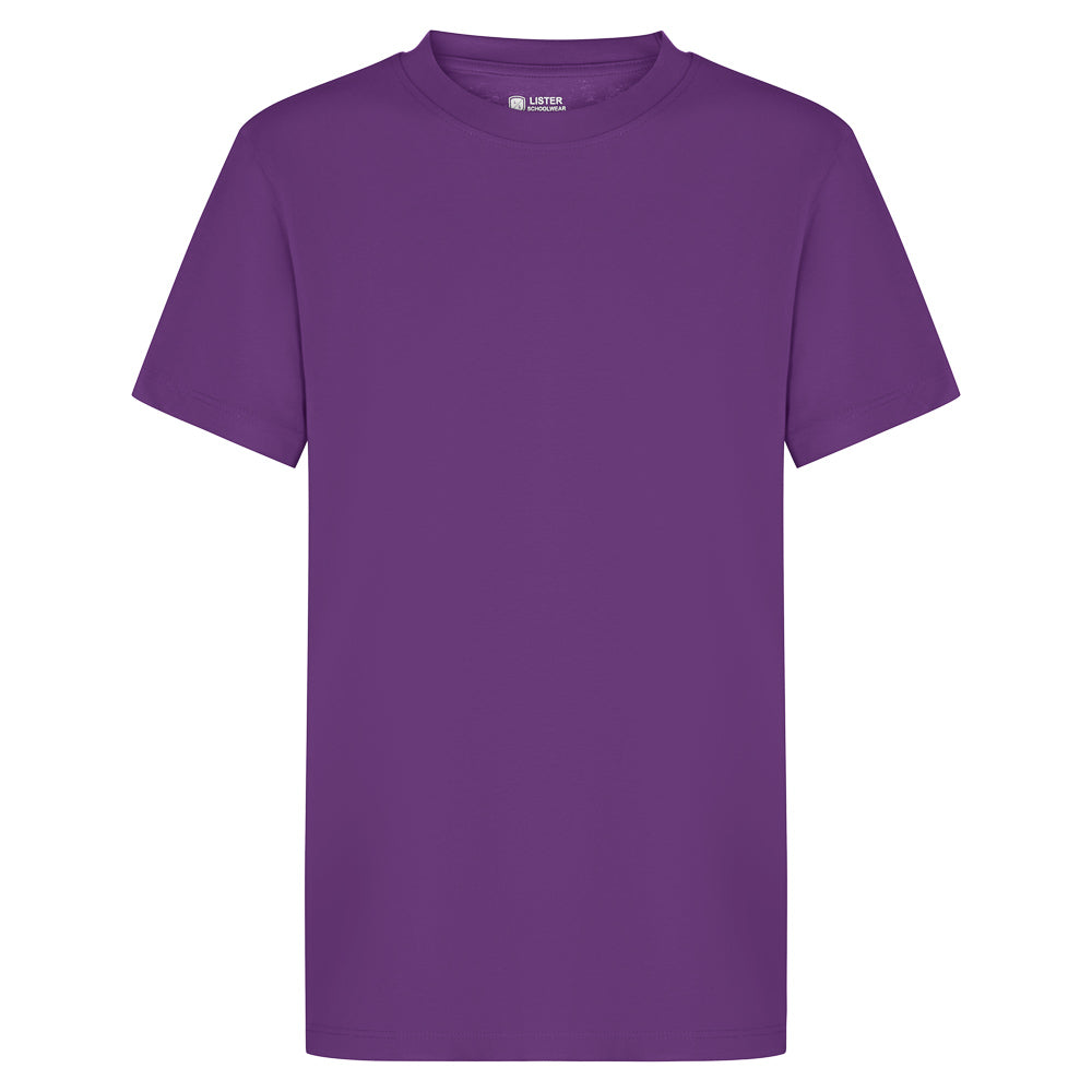Purple Kids T-Shirt Short Sleeve 100% Cotton