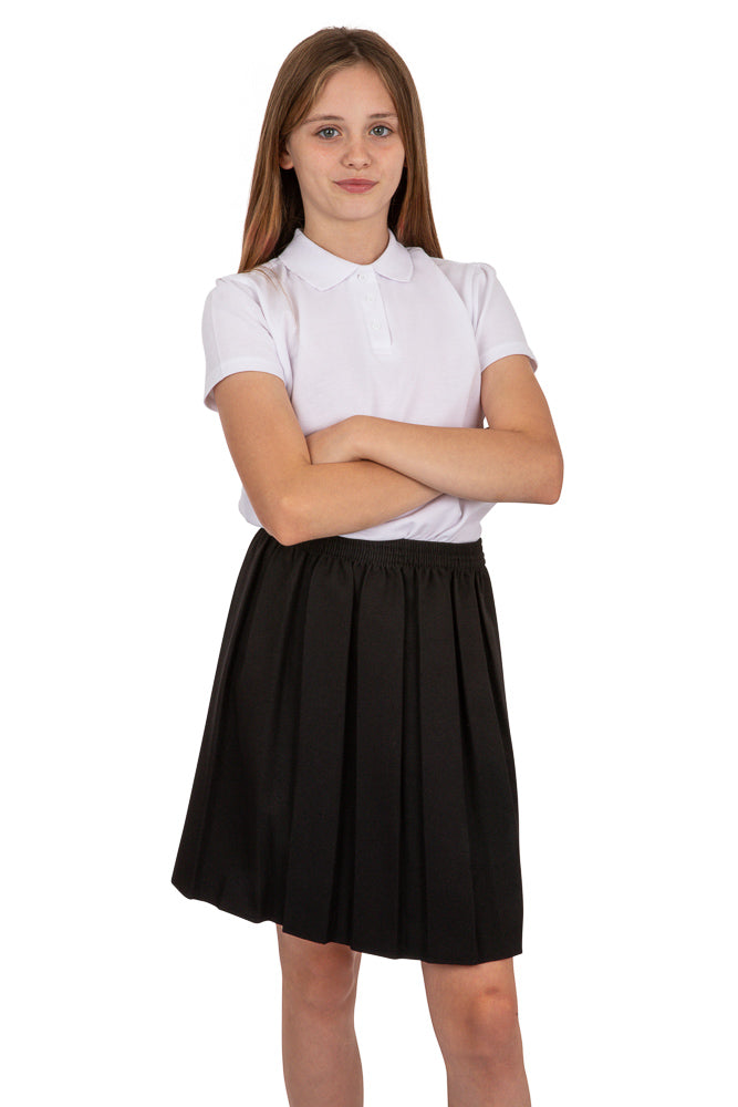 Listers Schoolwear Girls White School Polo Shirt