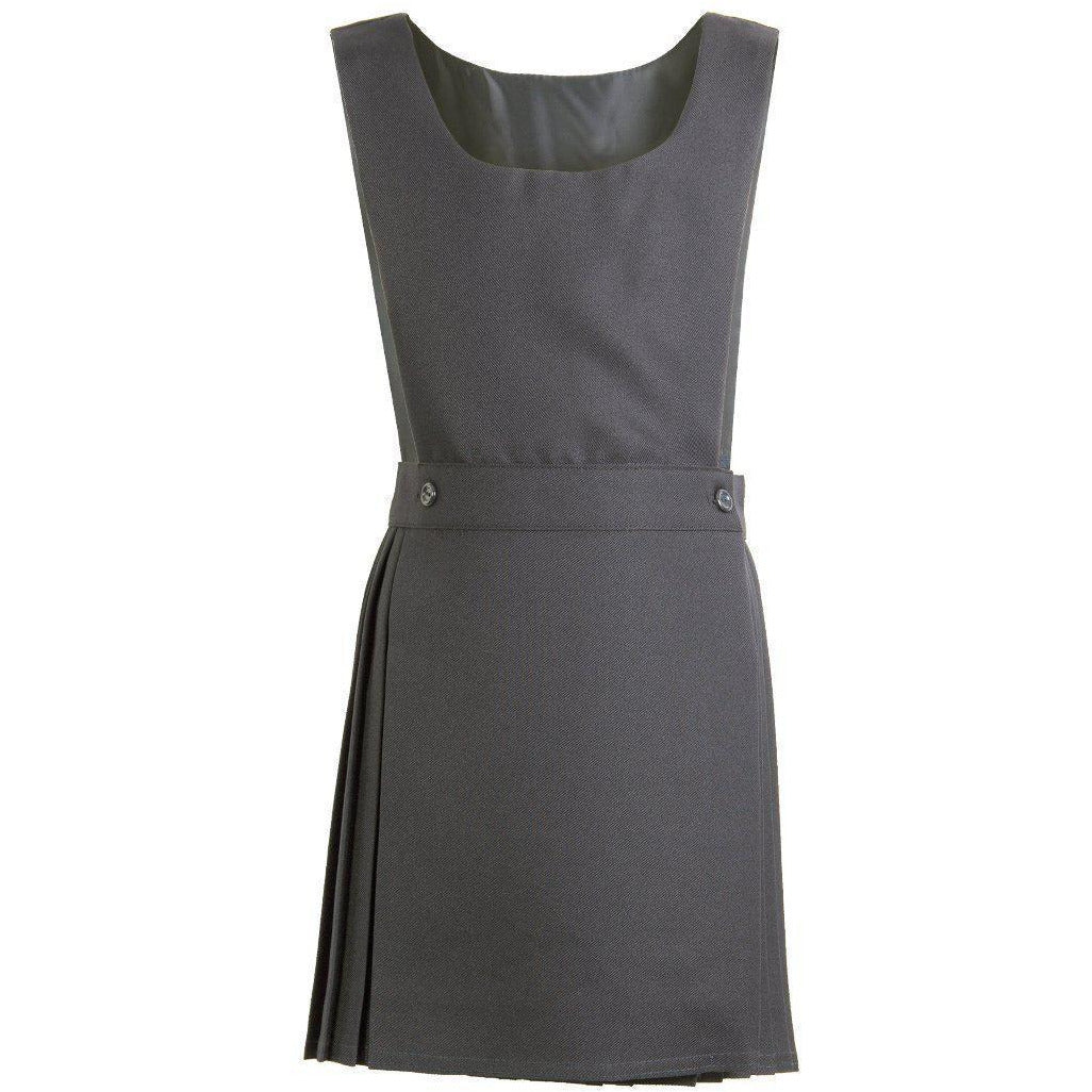 Girls Bib Pleated School Pinafore