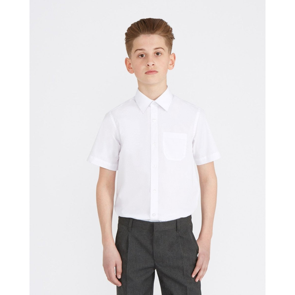 Boys short sleeve school best sale shirts