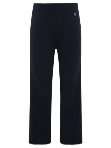 Girls Jersey School Trousers Pull Up Slim Leg School Uniform Heart Pendant Ages 3-18y