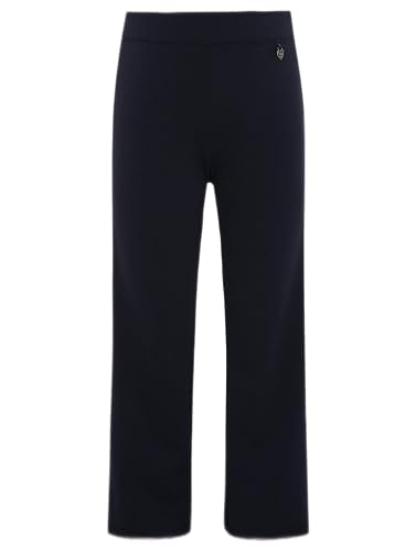 Girls Jersey School Trousers Pull Up Slim Leg School Uniform Heart Pendant Ages 3-18y