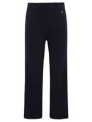 Girls Jersey School Trousers Pull Up Slim Leg School Uniform Heart Pendant Ages 3-18y