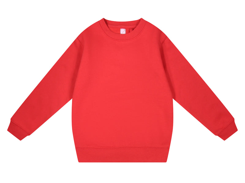 Red Scool Crew Neck Sweatshirt