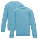 Sky Blue Scool Crew Neck Sweatshirt