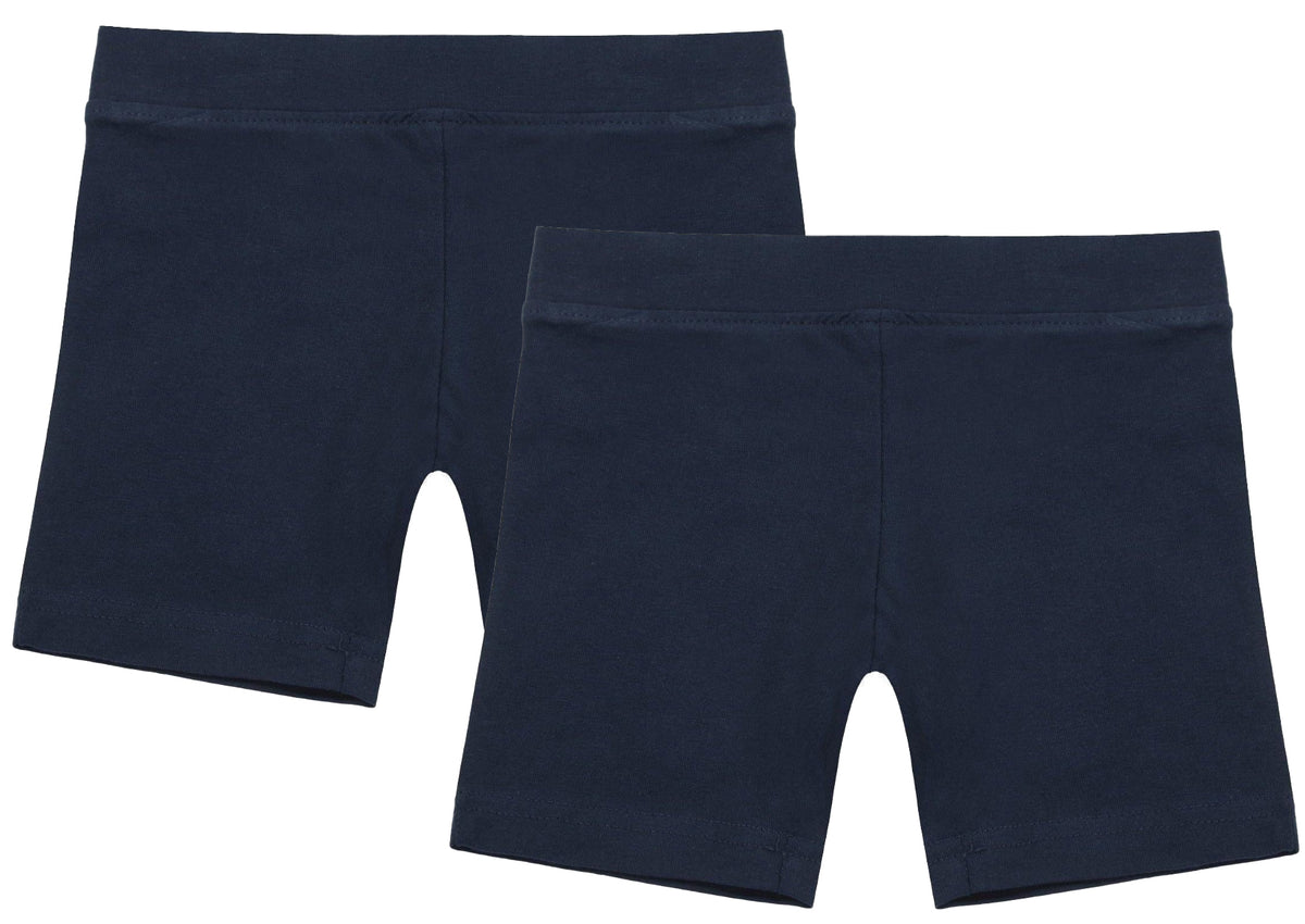 Girls Dance Modesty Shorts 100% Breathable Cotton (Twin-Pack)