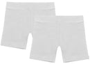 Girls Dance Modesty Shorts 100% Breathable Cotton (Twin-Pack)