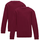 Maroon Scool Crew Neck Sweatshirt