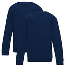 Navy Scool Crew Neck Sweatshirt