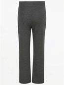 Pack of 2 - Girls Jersey School Trousers Pull Up Slim Leg School Uniform Butterfly Pendant Ages 3-16y