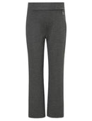 Girls Jersey School Trousers Pull Up Slim Leg School Uniform Heart Pendant Ages 3-18y