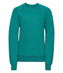 Boys Girls Unisex School Crew Neck Jumper Round Neck Fleece Sweatshirt Uniform Ages 3-16 Years