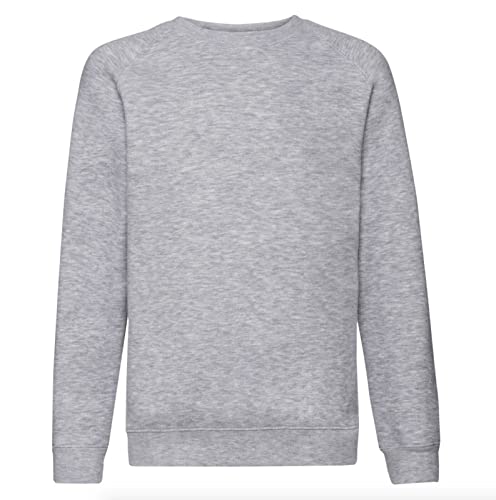 Boys Girls Unisex School Crew Neck Jumper Round Neck Fleece Sweatshirt Uniform Ages 3-16 Years