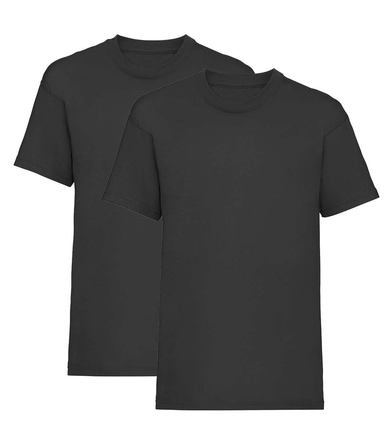 Listers Schoolwear Boys T-Shirt (Pack of 2) 100% Cotton 1-15 Years