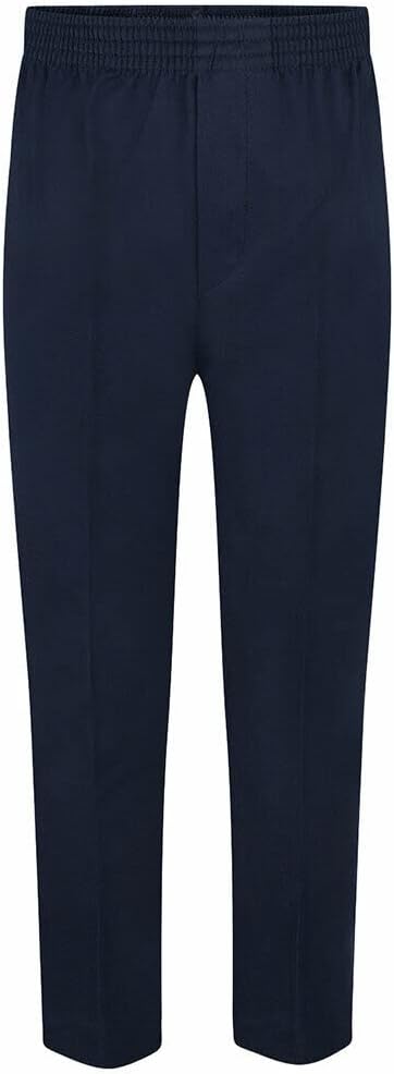 Boys Fully Elasticated Pull-On School Trousers