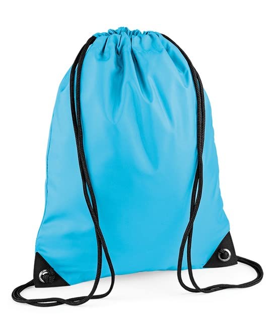 Boys Girls Gym School PE Sports Swim Drawstring Bag Navy Maroon Black Bottle Green Royal Blue Red 20+ Colors
