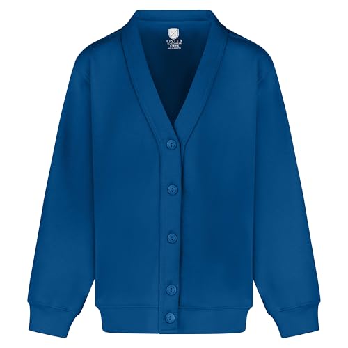 Miss Chief Girls School Cardigan Fleece Sweatshirt Uniform Schoolwear Age 2 3 4 5 6 7 8 9 10 11 12 13 14 + Adult Sizes