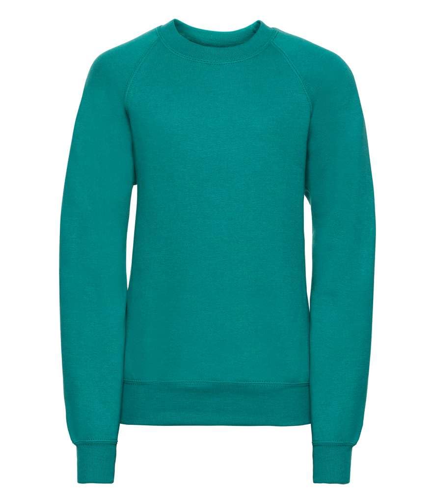 Boys Girls Unisex School Crew Neck Jumper Round Neck Fleece Sweatshirt Uniform Ages 3-16 Years