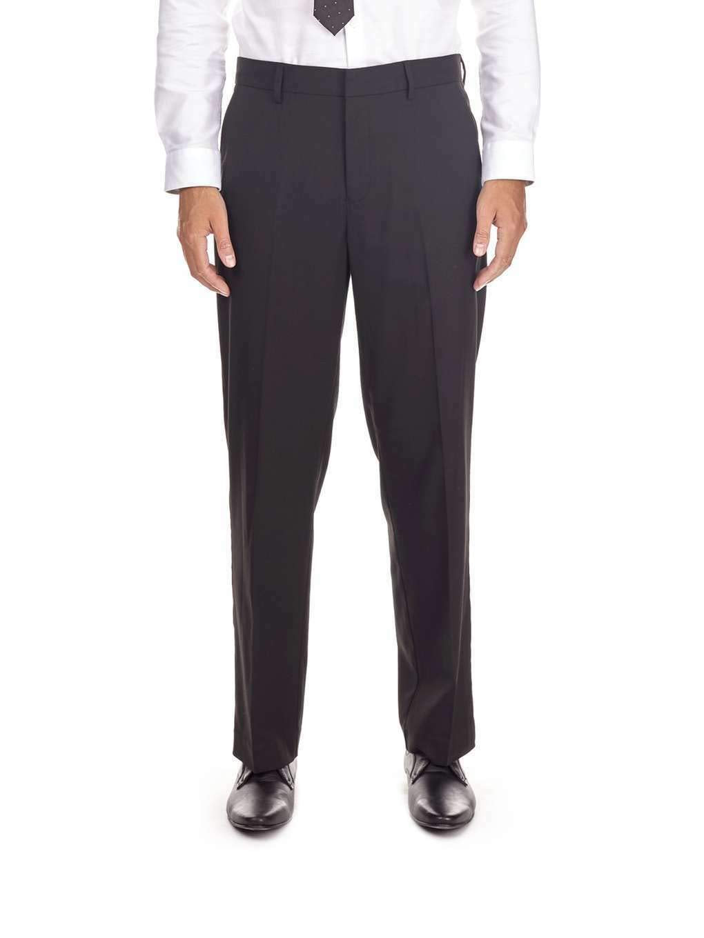 Boys Slim Leg Slim Fit School Trousers Adjustable Waist Age 3-18 Years