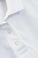 Listers Schoolwear Girls White School Polo Shirt Age 3-16 100% Cotton School Plain P.E.