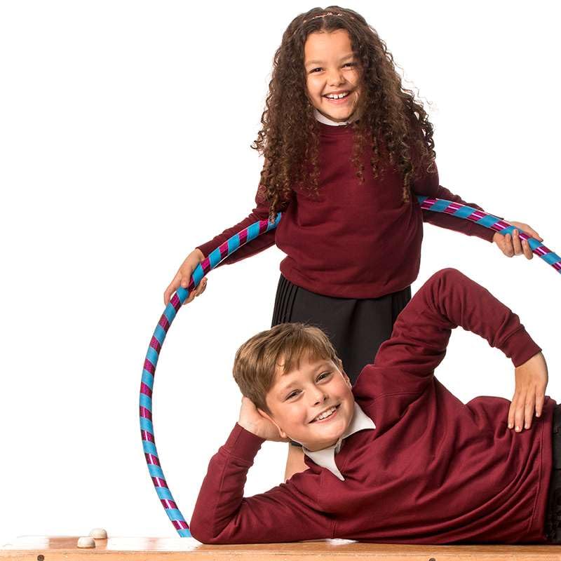 Boys Girls Unisex School Crew Neck Jumper Round Neck Fleece Sweatshirt Uniform Ages 3-16 Years