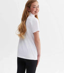 White 100% Cotton Polo Shirt Short Sleeve