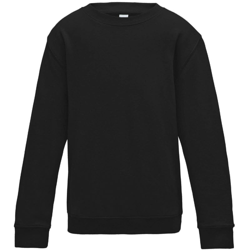 Boys Girls Unisex School Crew Neck Jumper Round Neck Fleece Sweatshirt Uniform Ages 3-16 Years