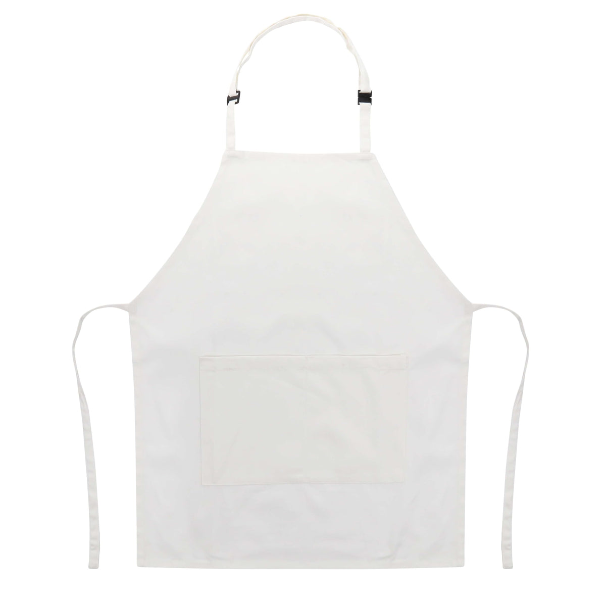 Listers Schoolwear Kids School Apron Cotton Bib Style With Front Pocket - Arts Crafts Baking Design Tech - White Black Cream Navy