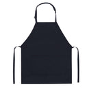 Listers Schoolwear Kids School Apron Cotton Bib Style With Front Pocket - Arts Crafts Baking Design Tech - White Black Cream Navy