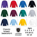 Integriti Schoolwear Boys Girls Unisex Jumper Sweatshirt Crew Neck Round Neck School Uniform Ages 1-15