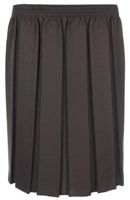 Mischief Ladies Elasticated Box Pleated Formal Smart Casual Knee Length Skirt Size S M, L, XL, XXL