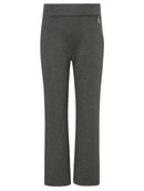 Girls Jersey School Trousers Pull Up Slim Leg School Uniform Heart Pendant Ages 3-18y