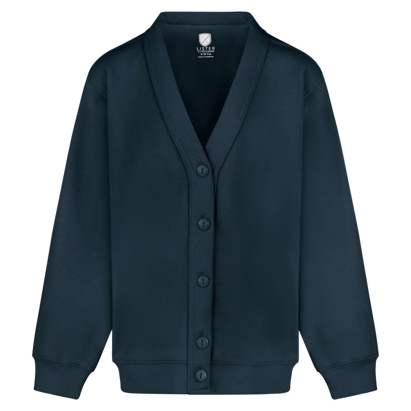 Miss Chief Girls School Cardigan Fleece Sweatshirt Uniform Schoolwear Age 2 3 4 5 6 7 8 9 10 11 12 13 14 + Adult Sizes