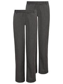 2PK Boys Adjustable Waist Regular Fit Trousers - 3-18 Years