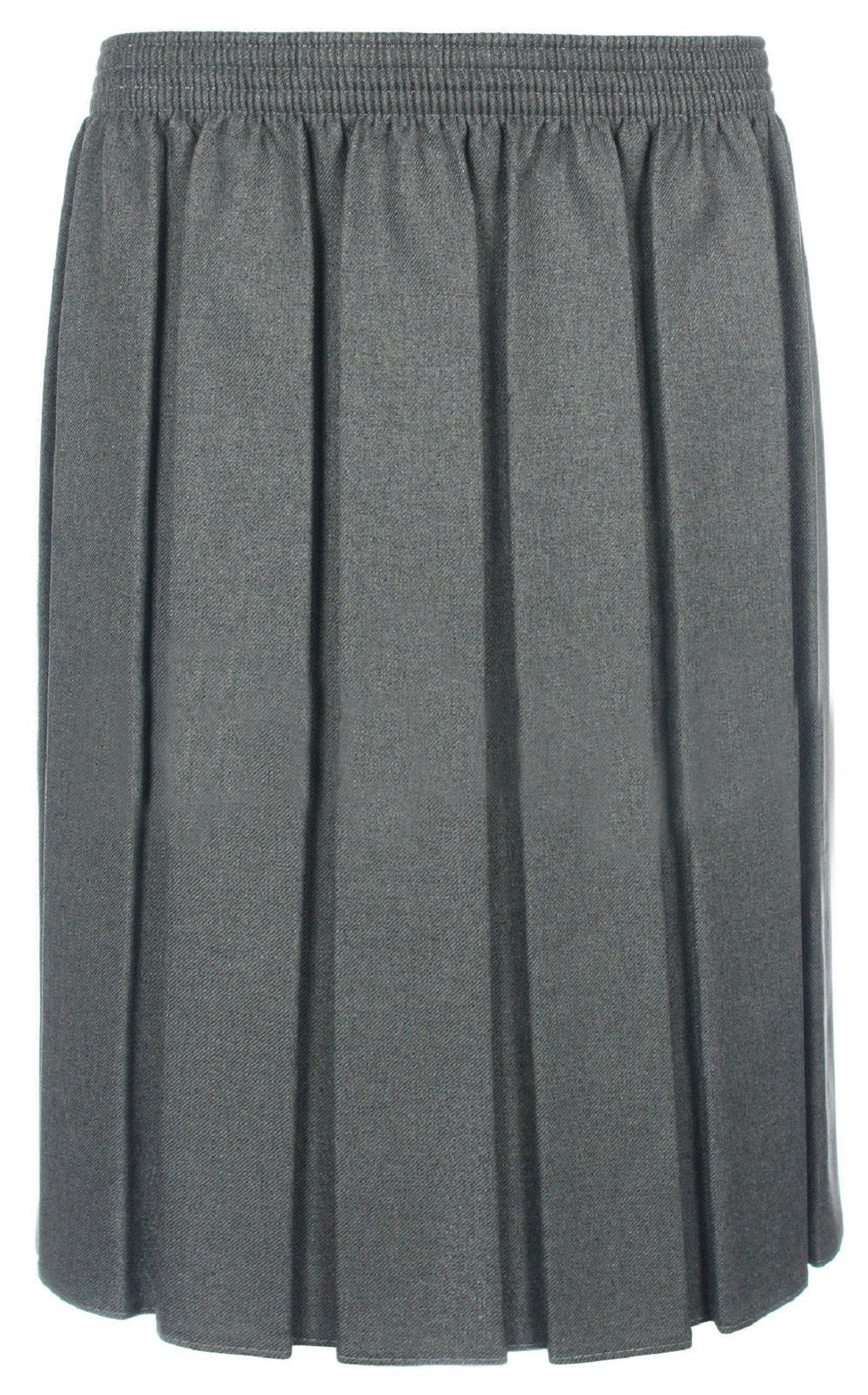 Mischief Ladies Elasticated Box Pleated Formal Smart Casual Knee Length Skirt Size S M, L, XL, XXL