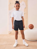 (Pack of 2) Boys School PE Sports Shorts Athletics Breathable 3-16 Years