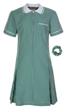 Girl's School Uniform Pleated Gingham Summer Dress + Hair Bobble Age 3 4 5 6 7 8 9 10 11 12 13 14 15 16 17 18 Years