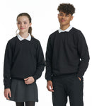 Black Scool Crew Neck Sweatshirt