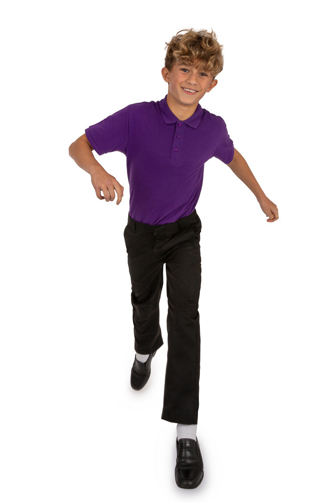 2PK Boys Adjustable Waist Regular Fit Trousers - 3-18 Years