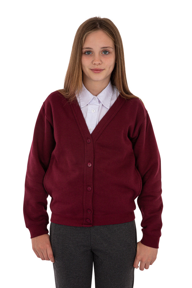 School Fleece Cardigan