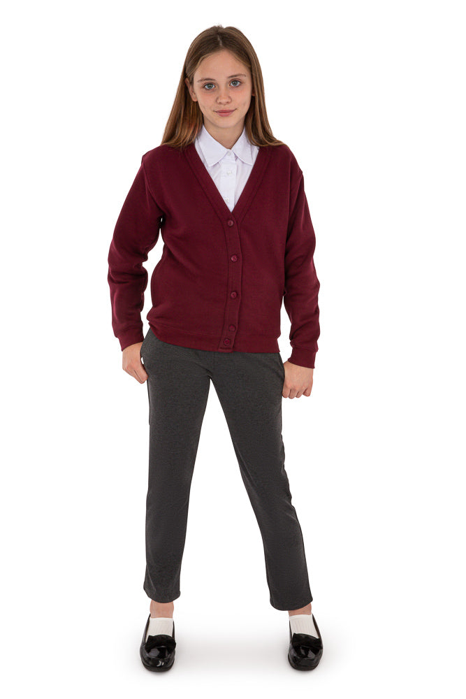 School Fleece Cardigan