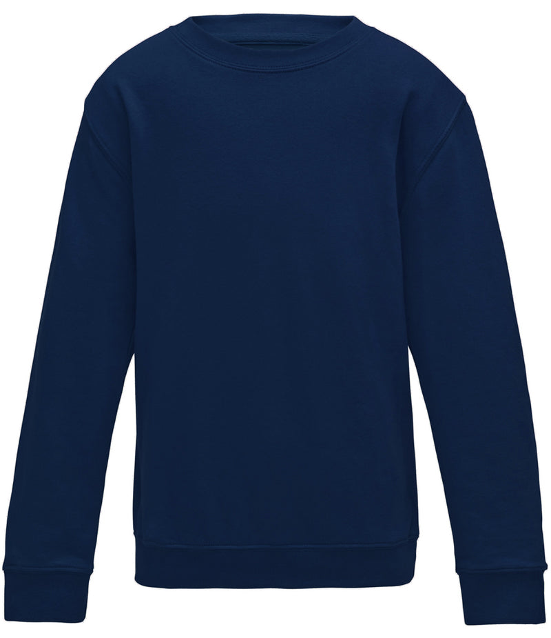 Navy Scool Crew Neck Sweatshirt