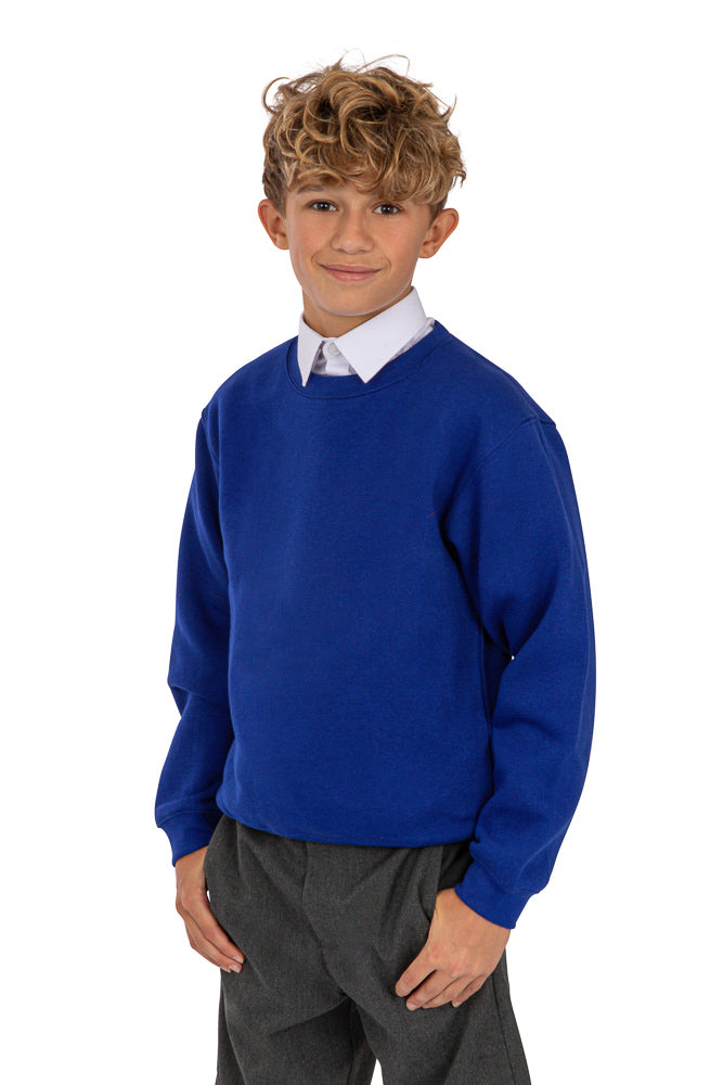 Royal Blue School Crew Neck Sweatshirt