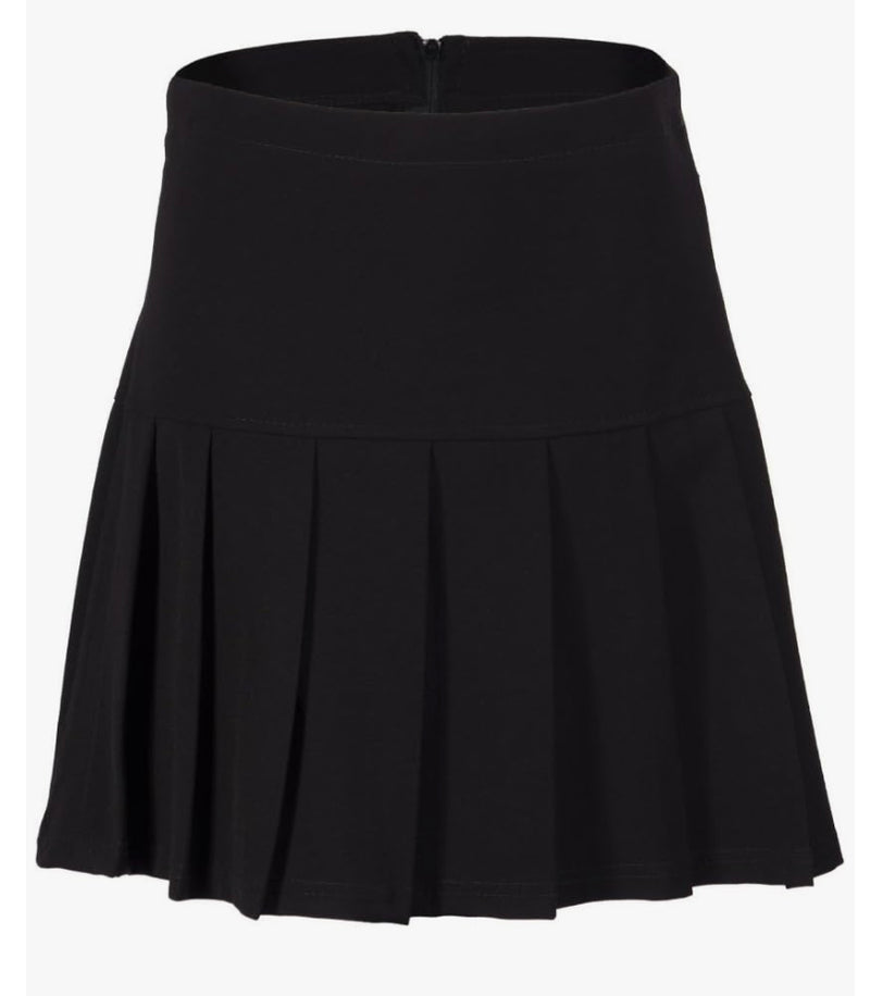 Drop Waisted Pleated School Skirt