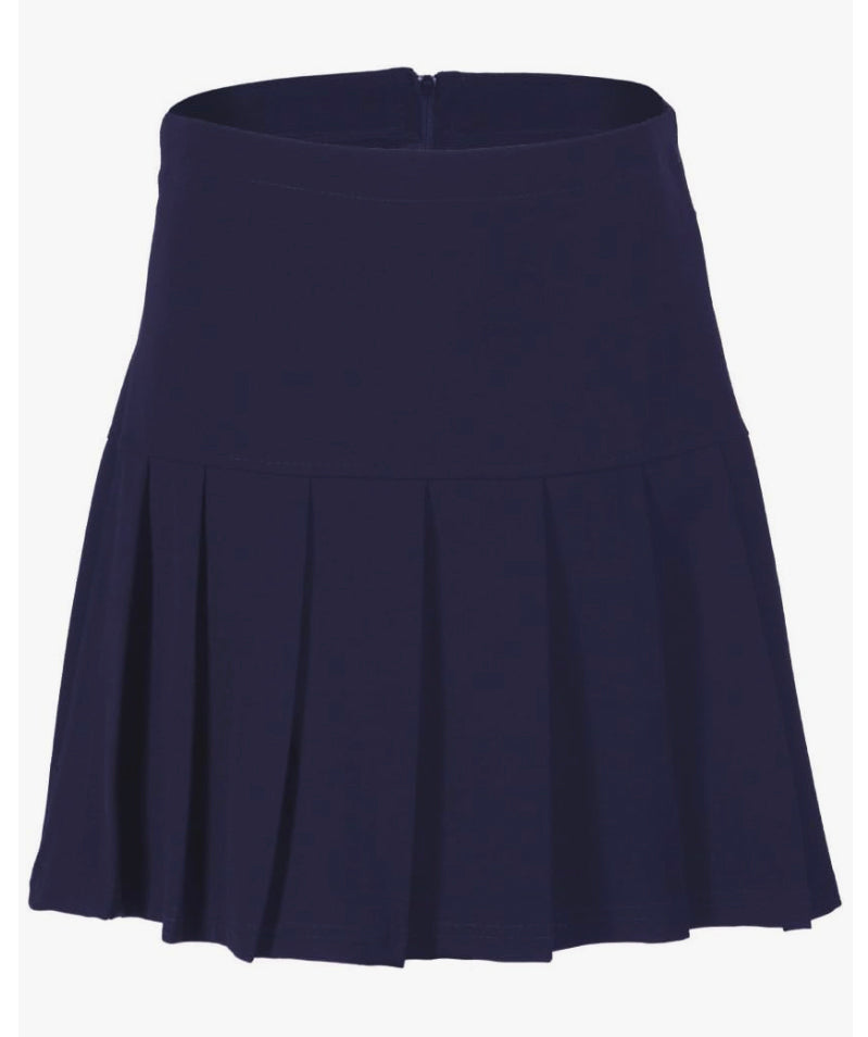 Drop Waisted Pleated School Skirt