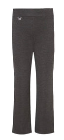 Girls Jersey Slim Leg School Trousers Butterfly Pendant